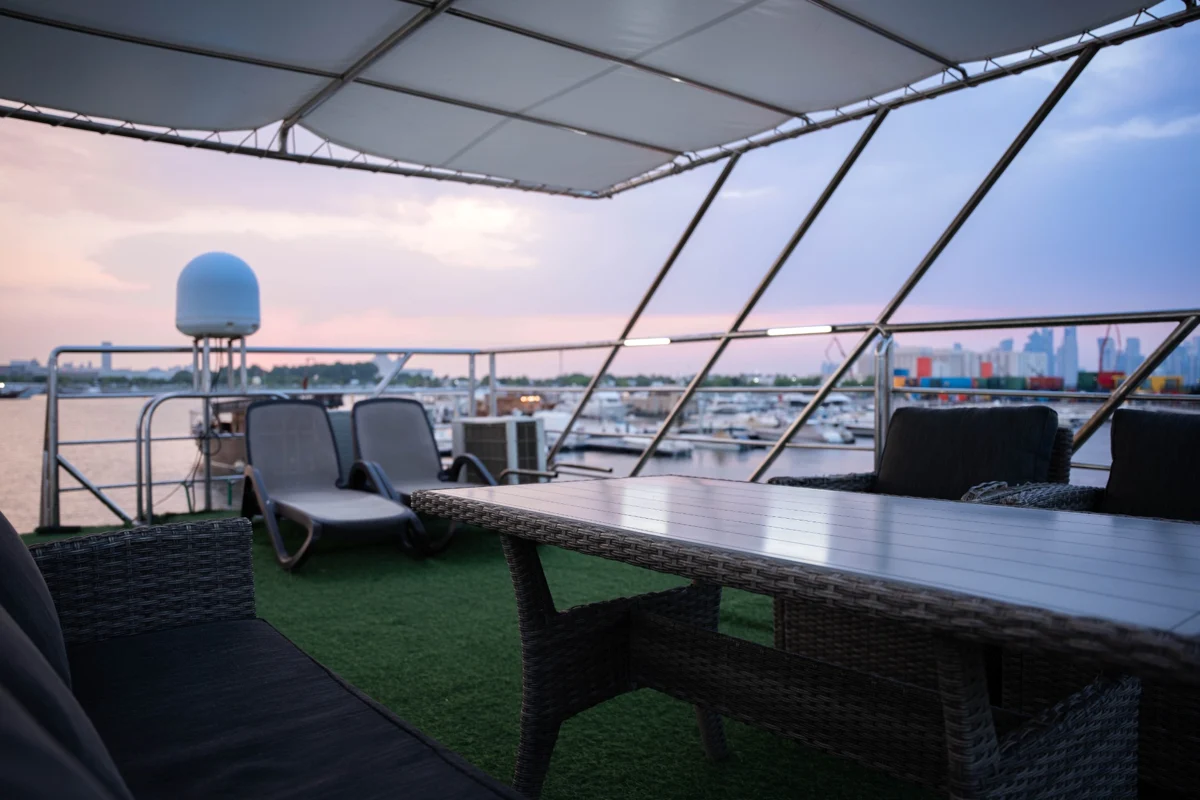 Open-air deck